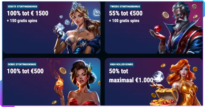 Cristal Roll Casino Bonussen banner